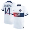 Officiële Voetbalshirt Paris Saint-Germain Juan Bernat 14 Uit 2023-24 - Heren